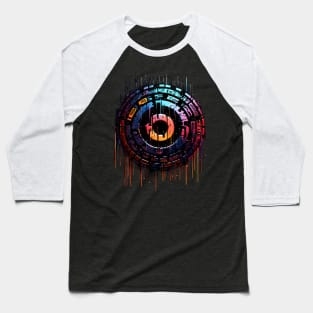 Techno disk Baseball T-Shirt